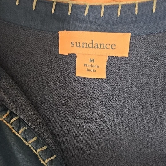 Sundance Blue and Light Blue Embroidered Mini Dress - Picture 4 of 4